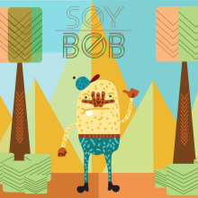 bob. Traditional illustration, and Character Design project by Omar Padilla - 10.14.2014