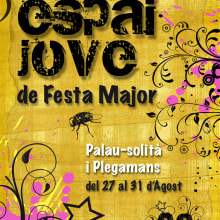 Primer premio de carteles de fiesta mayor 2009. Design project by Jose Cañete Campin - 10.14.2014