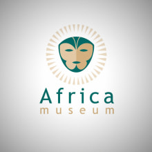 Africa Museum Logo. Design gráfico projeto de FRANCISCO POYATOS JIMENEZ - 29.02.2004