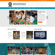 Federación de Baloncesto - Boceto. Web Design project by Tomas Olivo Tejera - 06.08.2014