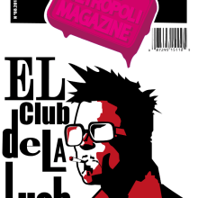 The fight club / El club de la lucha. Traditional illustration, Editorial Design, and Graphic Design project by Alejandro Fraguas Baquedano - 10.19.2014