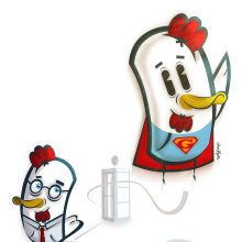Super Gallipato. Design, Traditional illustration, and Character Design project by Manu Berjillos - 10.19.2012
