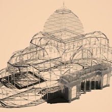 Serie 2_ Palacio de Cristal: Texturizados. Un proyecto de Diseño, 3D, Arquitectura y Diseño gráfico de Alvaro Simón Merino - 19.10.2014
