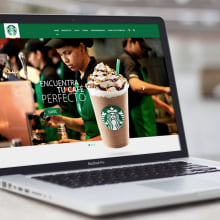 Starbucks Redesign. UX / UI, Graphic Design, and Web Design project by Natalia Torres Tabuenca - 10.19.2014