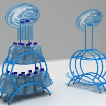 Exhibidor PLV de agua. Design, e 3D projeto de Desvío - 19.10.2014