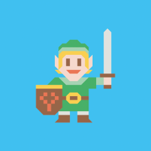 The Lengend of Zelda | Fanart. Ilustração tradicional, e Design de personagens projeto de Estudi Cercle - 19.10.2014