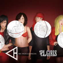 PL. Girls. Traditional illustration, Advertising, and Graphic Design project by Abel Hache Ilustración - 10.20.2014