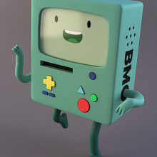 BMO (Adventure Time). 3D project by Guille - 10.20.2014