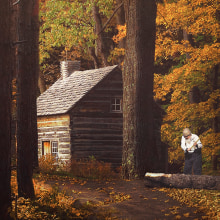 The Lumberjack. Ilustração tradicional, e Fotografia projeto de Rubén Álvarez González - 16.10.2014