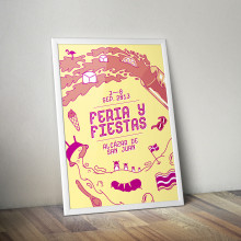 Feria&Fiestas ASJ'13. Traditional illustration, Graphic Design, T, and pograph project by VíctorGC - 10.21.2014