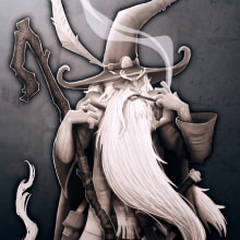 Gandalf. Traditional illustration project by Jose Samaniego - 10.21.2014