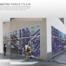 Concurso Vinilo MACTAC. Arquitetura de interiores projeto de Marta Peña - 21.10.2014