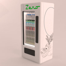Diseño de una máquina de"vending" de comida saludable. Un proyecto de Diseño y 3D de Javier Anuncibay Hernaz - 21.10.2014