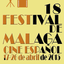 concurso de carteles Festival de cine español de Málaga. Un proyecto de Diseño gráfico de Gerardo Alejandro Fdez. Gabaldón - 21.10.2014