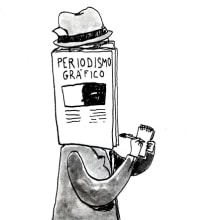 Periodismo Gráfico. Traditional illustration project by Bruno - 10.22.2014