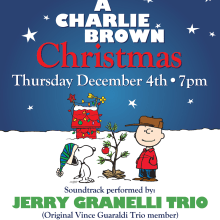 A Charlie Brown Christmas Concert Featuring the Jerry Granelli Trio.. Música, e Eventos projeto de Ottawa Jazz Festival - 22.10.2014