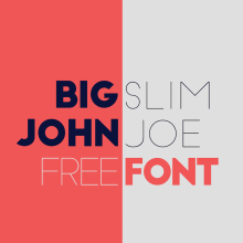 Big John / Slim Joe - Gratis. Un proyecto de Motion Graphics, Diseño gráfico y Tipografía de Ion Lucin - 30.09.2014