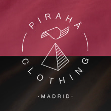 Cartelería promocional. Pirahã Clothing Madrid. Un projet de Design  , et Design graphique de Alejandro González Cambero - 30.09.2014