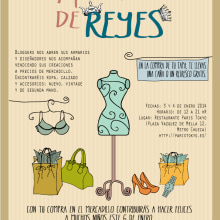 Mercadillo de Reyes. Comunicación. Design, Ilustração tradicional, e Design gráfico projeto de Patricia Berthier - 31.12.2013
