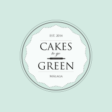 Cakes to go Green . Br, ing, Identit, and Graphic Design project by Victoria Urribarri - 10.29.2014