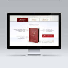 Online Customizable menu cards - Web design. Un proyecto de UX / UI, Br, ing e Identidad y Diseño Web de David Garcia Torrico - 14.08.2014
