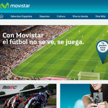ViveMovistar. Br, ing, Identit, and Web Development project by Fernando Morales Roselló - 11.03.2014