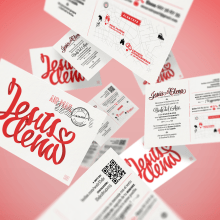 J&E invitación de boda. Un proyecto de Ilustración tradicional, Diseño gráfico y Tipografía de VíctorGC - 03.11.2014