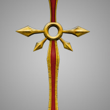 Zenith sword. 3D, Game Design, and Graphic Design project by Hayk Gasparyan - 11.06.2014