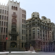 Previos demoreel wip Barcelona 3D. 3D, and Architecture project by Alex Moya Cardona - 11.06.2014
