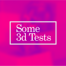 Some 3D tests. Design, Motion Graphics, 3D, e Direção de arte projeto de esteban1788 - 07.11.2014