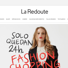 Front-end Newsletters La Redoute. Desenvolvimento Web projeto de Irene Creative Code - 07.11.2014