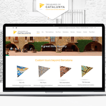 WordPress Developer Treasures of Catalunya. Web Development project by Irene Creative Code - 11.07.2014