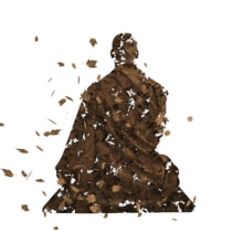 Carteles para la Comunidad Budista Soto Zen. Design e Ilustração tradicional projeto de Gustavo Vílchez Molina - 31.08.2014