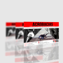 Flyer Acrobacias MXCOACH. Publicidade, e Design gráfico projeto de Daniel Mellado Gama - 11.11.2014