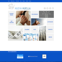 Web desktop para Nueva Huella.. Design, and Web Design project by Luis Hidalgo Sánchez - 05.21.2014