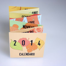 Calendario . Un proyecto de Ilustración tradicional y Diseño gráfico de Raquel Ligero - 12.11.2014