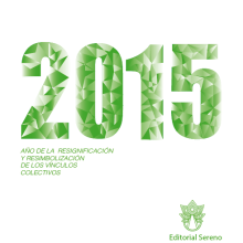 Calendario para mi escuela de meditación de la editorial Sereno. Design gráfico projeto de Marino Balbuena - 13.11.2014