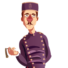 Gran hotel Budapest. Traditional illustration project by juanma moreno millan - 11.13.2014