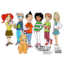 Clan 7 con ¡Hola, amigos! - Ed. Edinumen (Ilustración infantil). Traditional illustration project by Carlos Casado Osuna - 06.14.2014