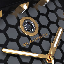 BLACKBOX. Watch concept updated. Traditional illustration, 3D, and Product Design project by José Manuel Otero - 11.14.2014