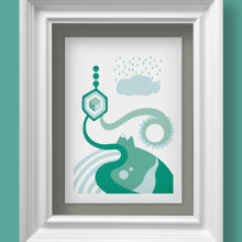 albaricoke azul. Un proyecto de Diseño e Ilustración tradicional de Cristina Casado - 13.11.2014