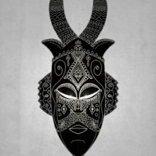 Masks, sacred scarab and Ornate spirituality. Un proyecto de Ilustración tradicional y Bellas Artes de Barruf Art - 16.11.2014