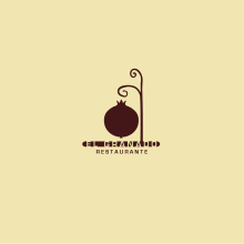 Diseño logotipo Restaurante El Granado. Un proyecto de Diseño y Diseño gráfico de Elena Gómez - 17.11.2014