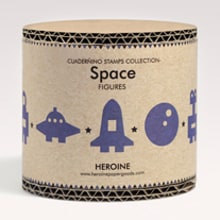 Space stamps set. Game Design, Packaging, and Product Design project by Heroine Studio - 11.17.2014