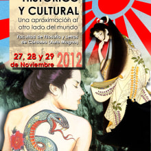 Cartel Jornadas Japón. Een project van  Ontwerp,  Beeldende kunst y Grafisch ontwerp van Ángel Gil Mateo - 19.11.2014