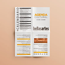 Agenda Cultural de Bellas Artes. Un proyecto de Diseño, Dirección de arte, Diseño editorial y Bellas Artes de Alberto Huete - 17.11.2014