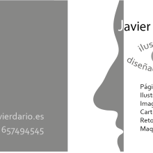 Tarjeta de Visita. Un proyecto de Diseño gráfico de Javier Darío García Fernández - 20.11.2014