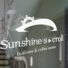 Sunshine Scroll. Business & Coffee Center. Design gráfico projeto de Horeca Design Store - 01.07.2014