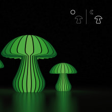 MushroomLight. Product Design project by Luis Gómez Ricart - 11.30.2012