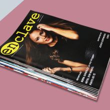 Diseño / maquetación revista enclave. Un proyecto de Diseño editorial de Meriem Hafid Márquez - 24.09.2014